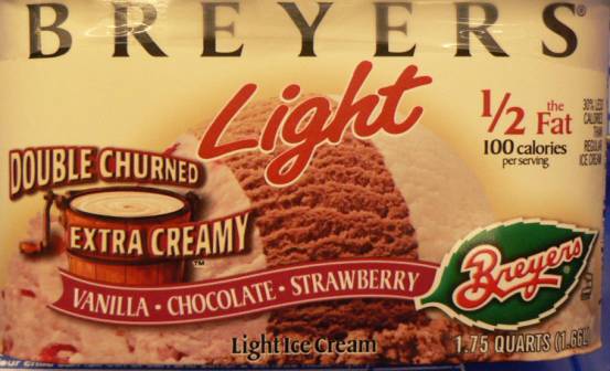 Breyers® Light Vanilla Chocolate Strawberry Light Ice Cream